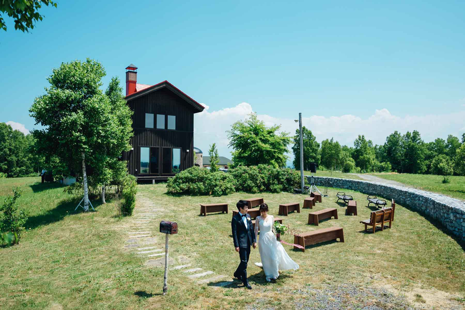 美瑛結婚式の写真撮影
