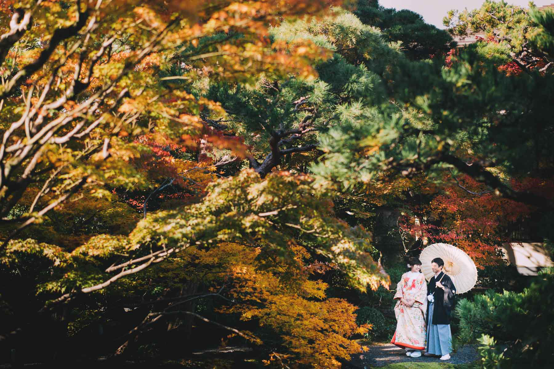 京都紅葉時期の前撮り