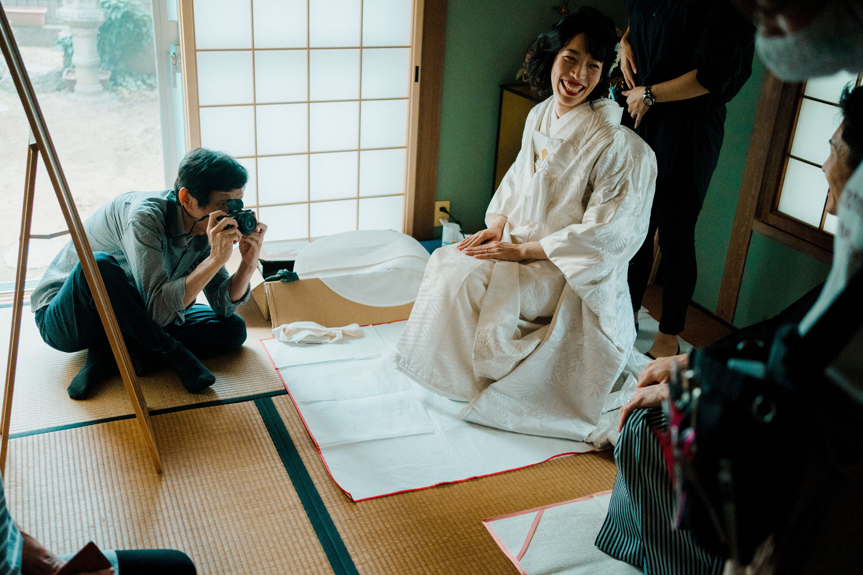 京都での結婚式前撮りの写真