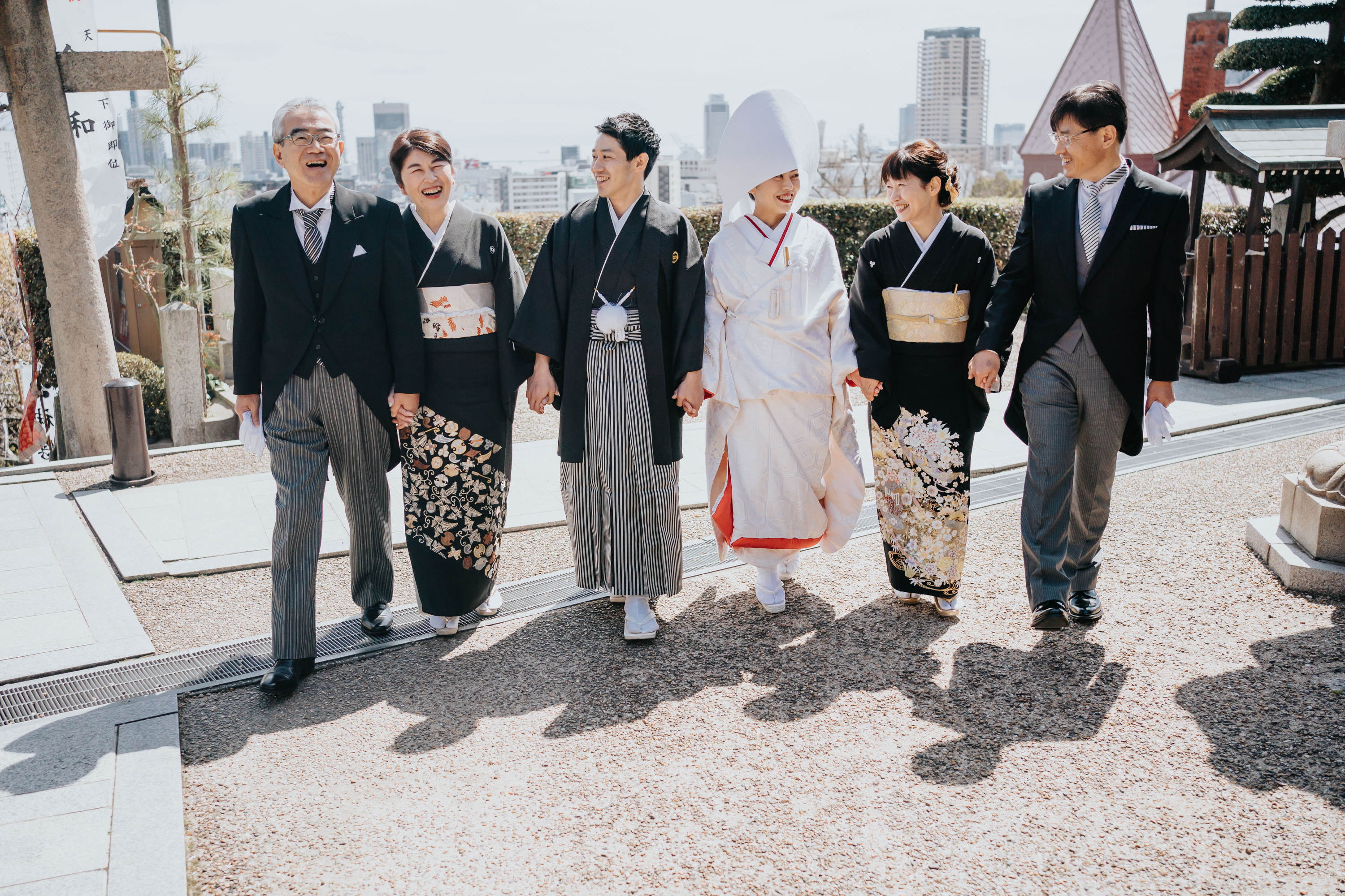 京都での結婚式前撮りの写真