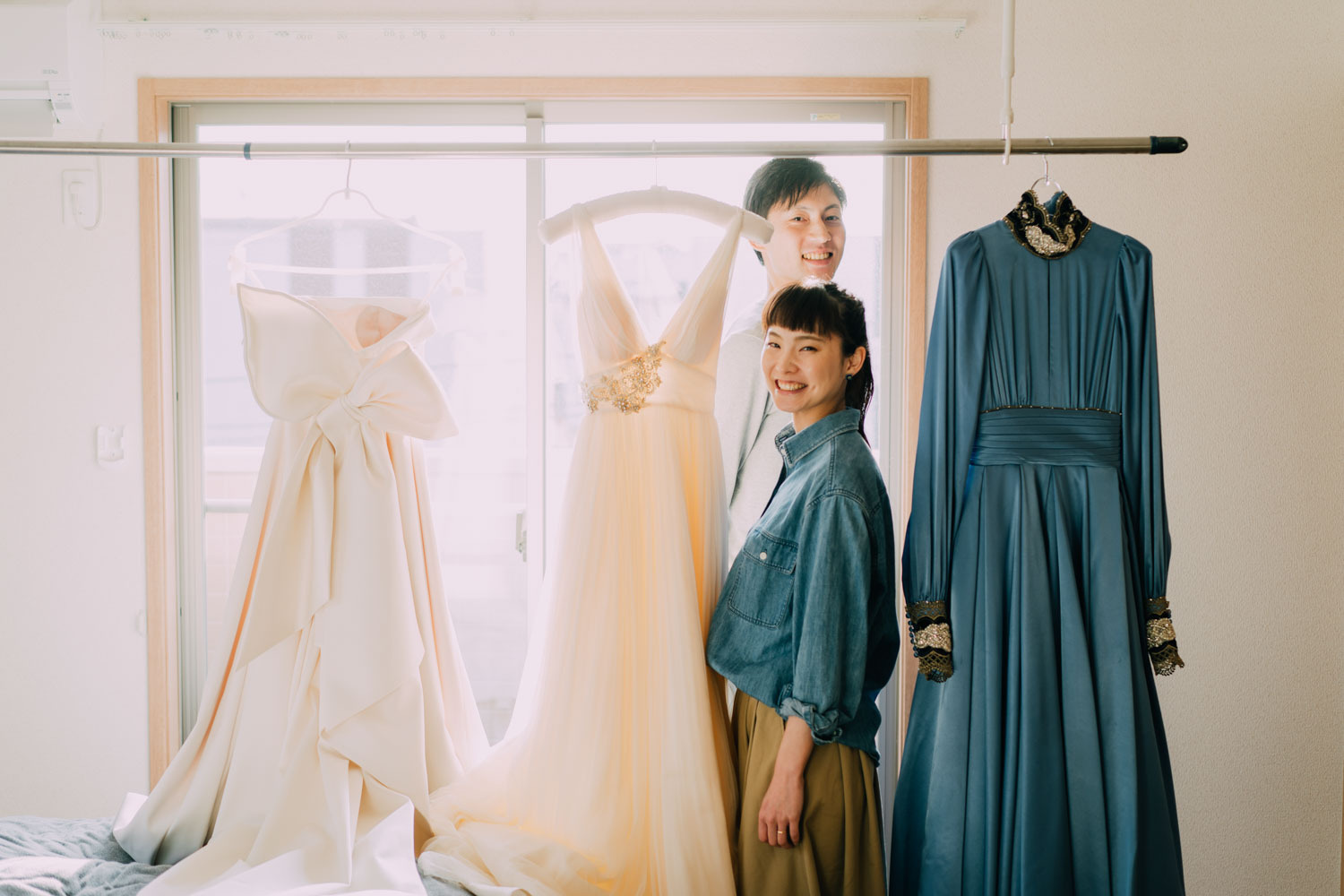 京都での結婚式前撮りの写真