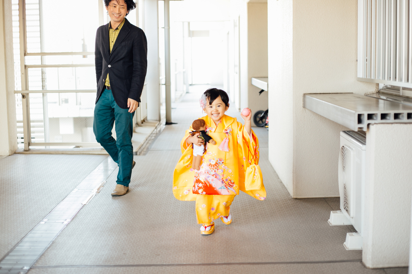 京都出張家族写真