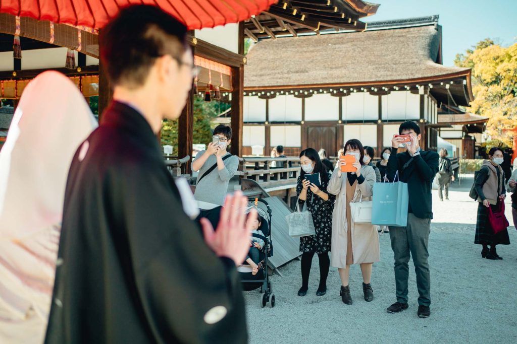 下鴨神社結婚式の写真撮影
