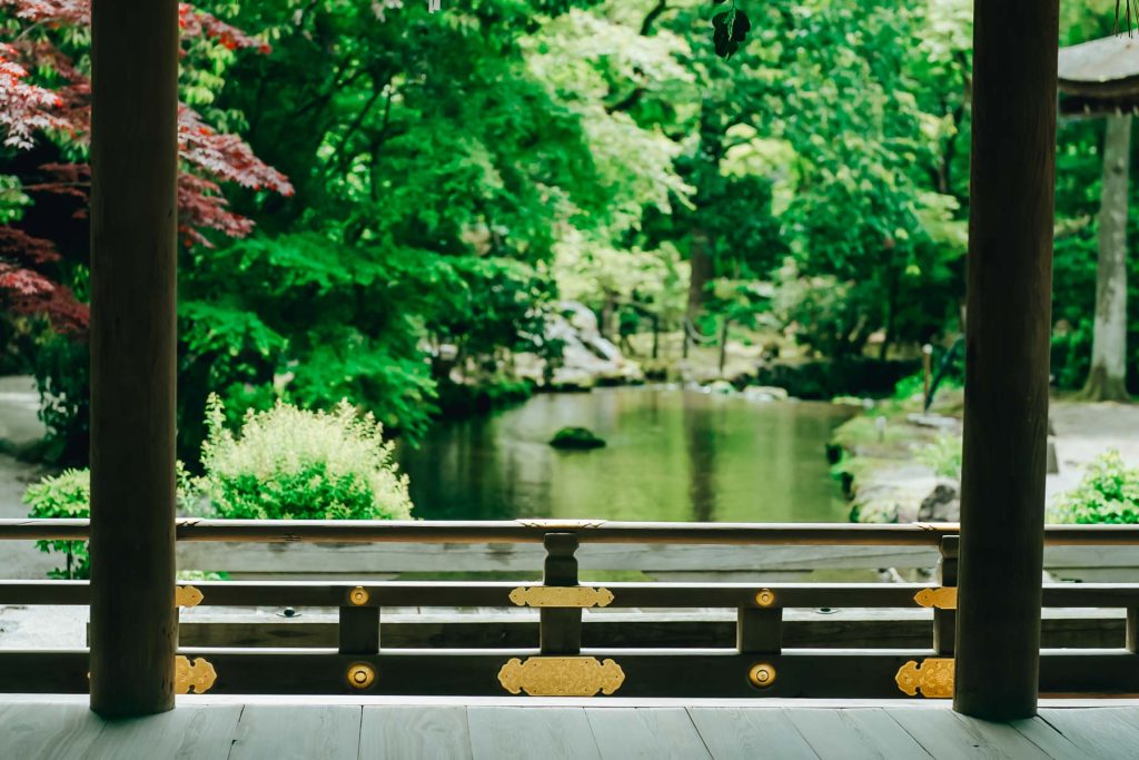 上賀茂神社での結婚式撮影