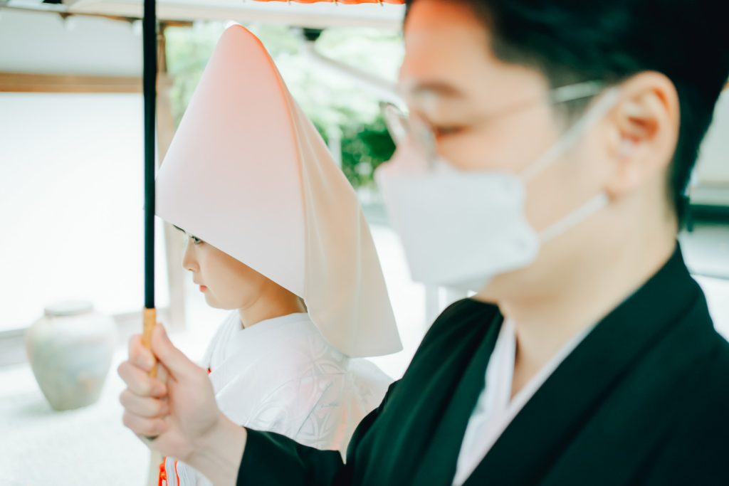 上賀茂神社での結婚式撮影