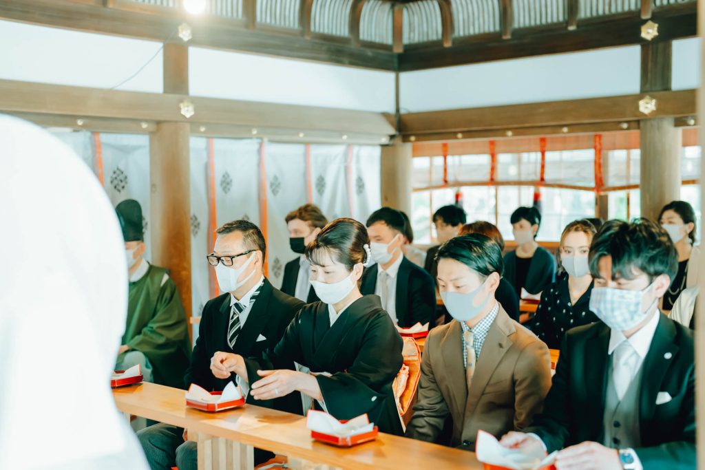 上賀茂神社での結婚式撮影