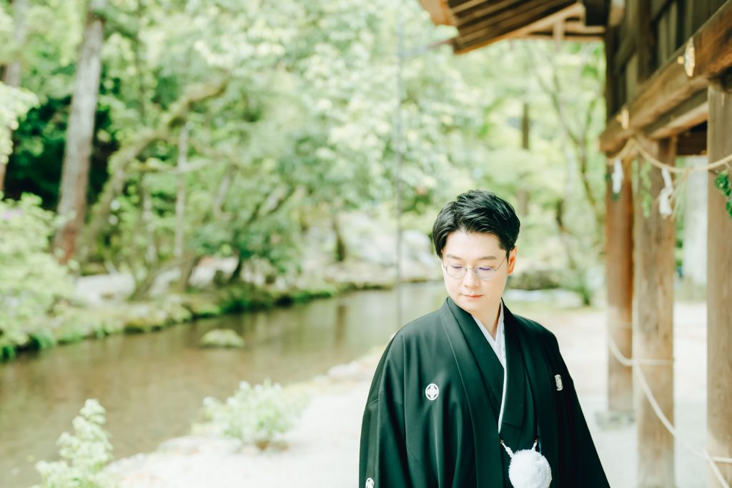 上賀茂神社での結婚式撮影