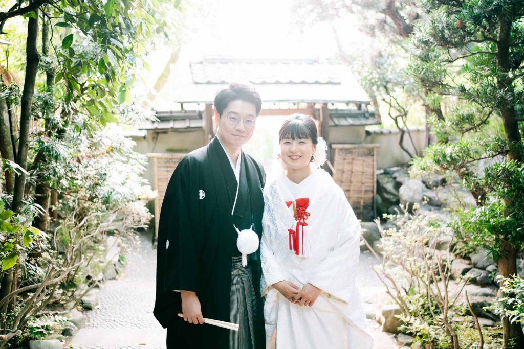 東観荘での結婚式披露宴の写真撮影