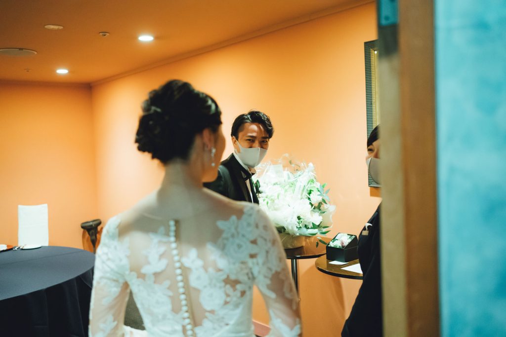 軽井沢での結婚式の撮影写真