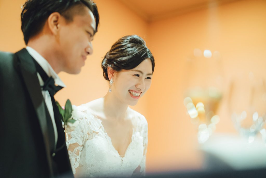 軽井沢での結婚式の撮影写真