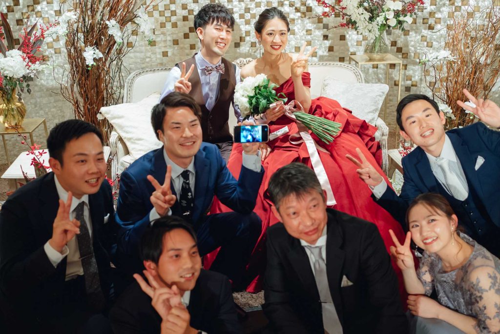 北野クラブでの結婚式写真撮影の出張撮影持ち込みカメラマン