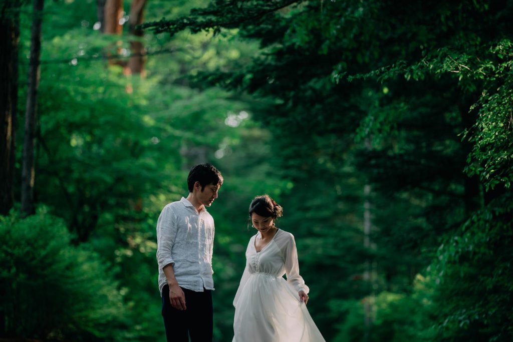 軽井沢前撮りの写真撮影フォトウエディングの写真レポートフォトギャラリー