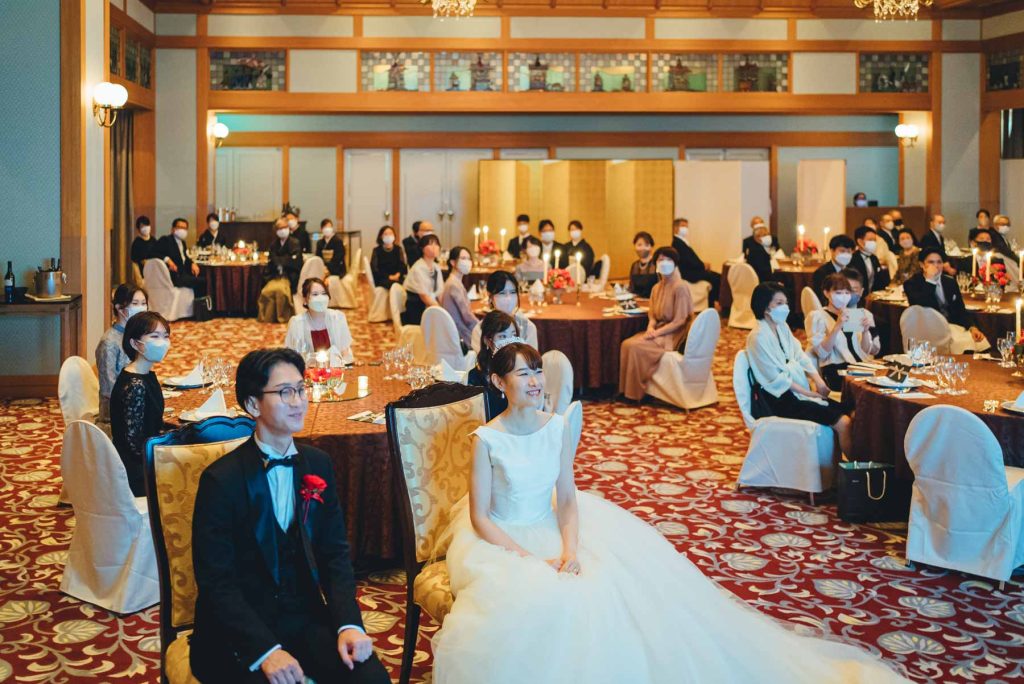 ウェスティン都ホテル京都結婚式の出張写真撮影の持ち込みカメラマン