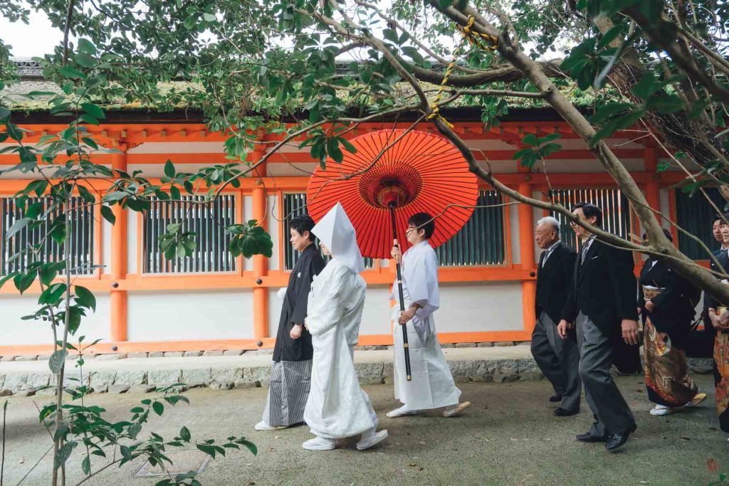 下鴨神社結婚式写真の出張撮影持ち込みカメラマン