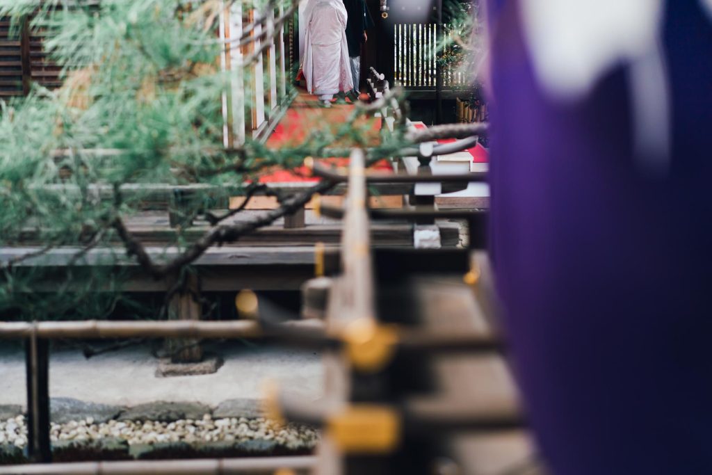 下鴨神社結婚式写真の出張撮影持ち込みカメラマン