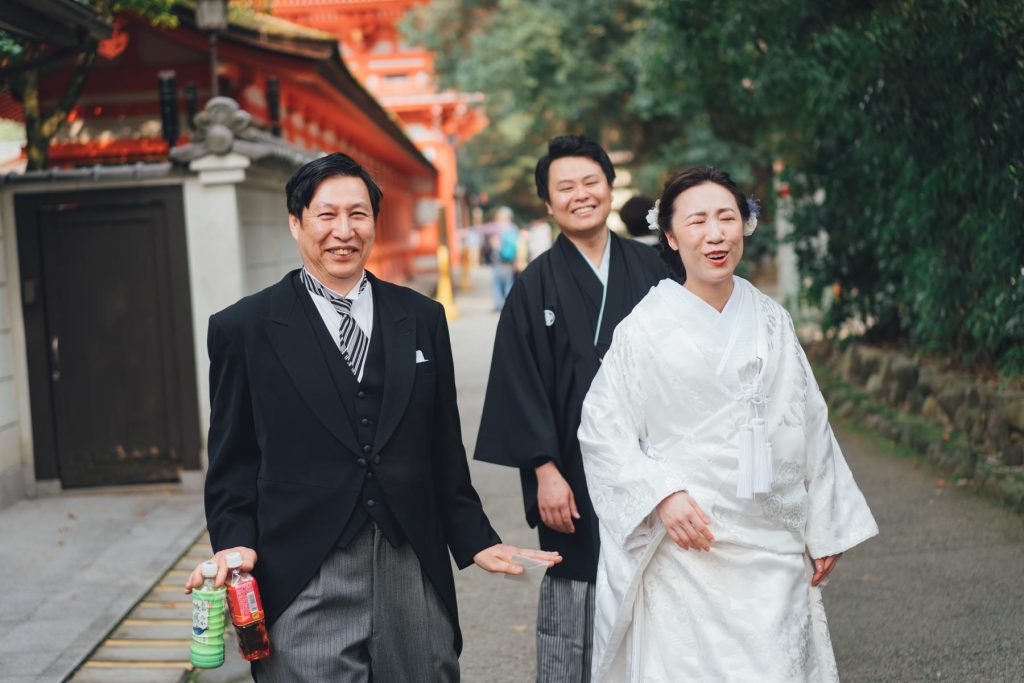 下鴨神社結婚式写真の出張撮影持ち込みカメラマン