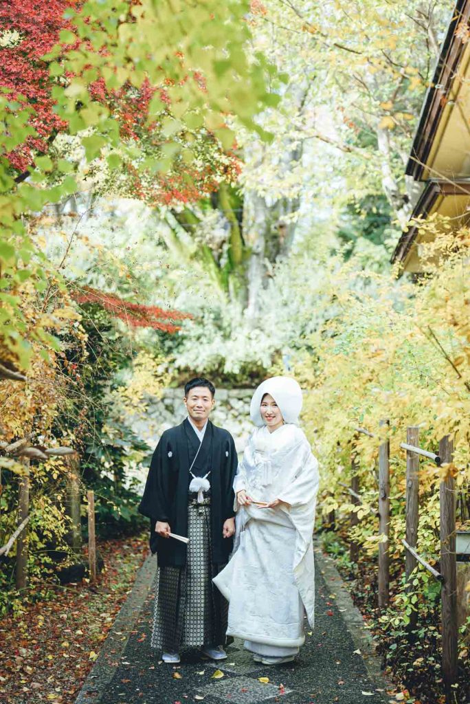 梨木神社での結婚式写真の出張撮影持ち込みカメラマン