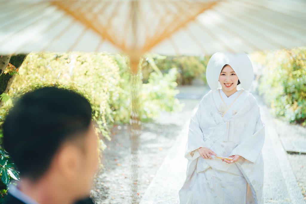 梨木神社での結婚式写真の出張撮影持ち込みカメラマン