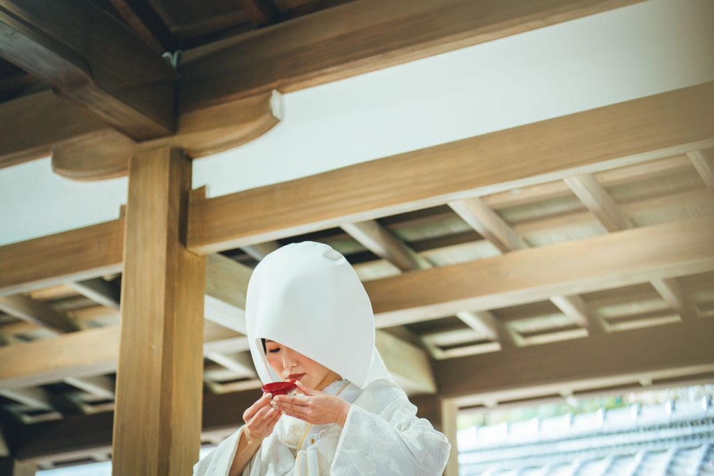 梨木神社での結婚式写真の出張撮影持ち込みカメラマン