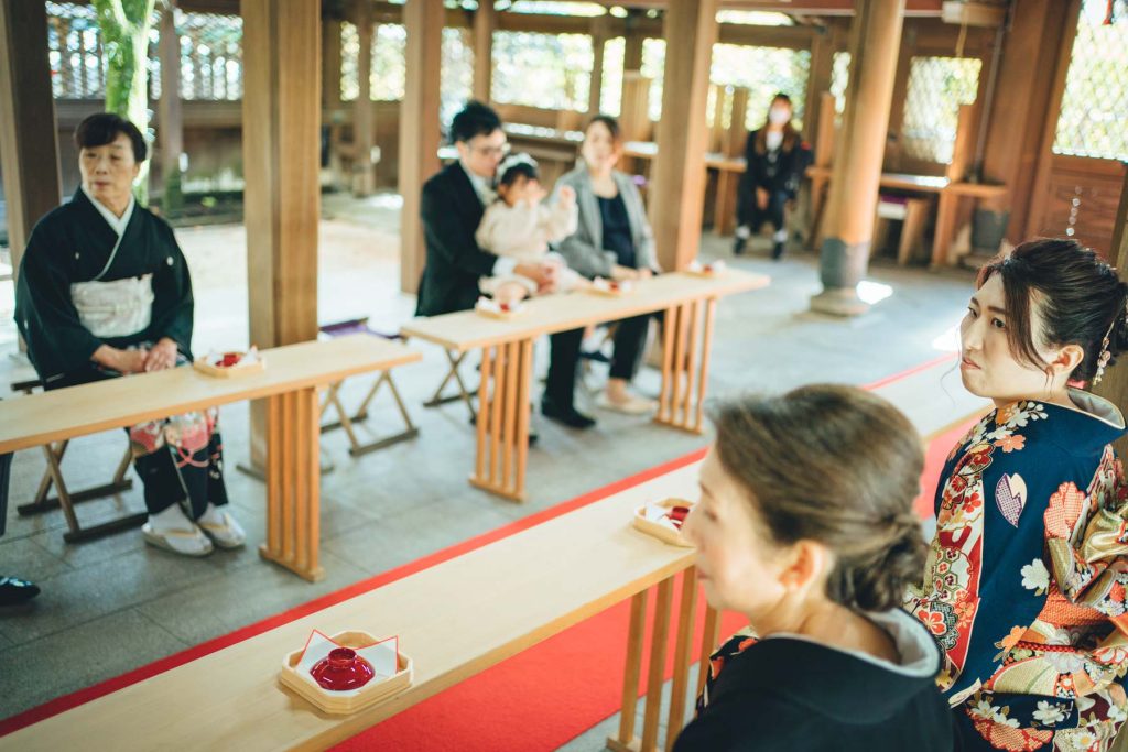 梨木神社での結婚式写真の出張撮影持ち込みカメラマン