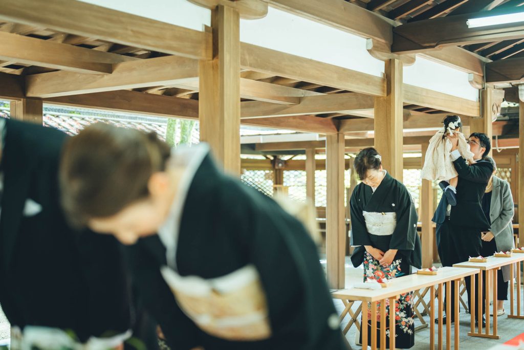 梨木神社での結婚式写真の出張撮影持ち込みカメラマン