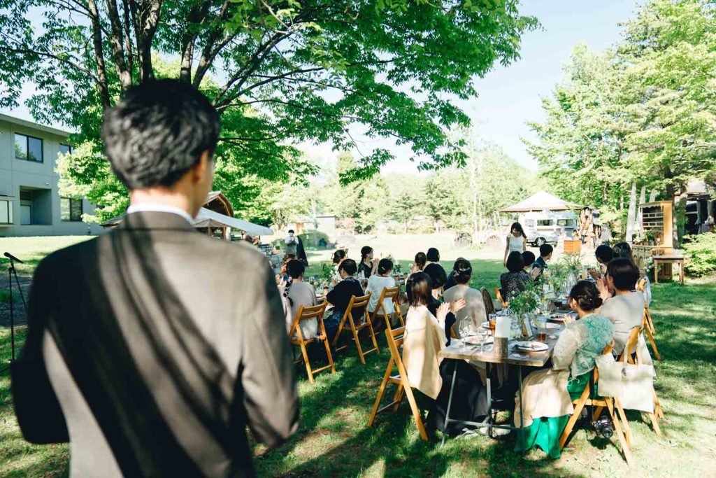 軽井沢ガーデンウエディングの結婚式写真撮影