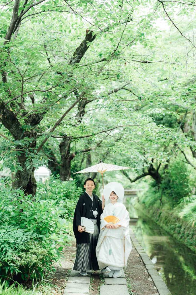 新緑の京都和装前撮り