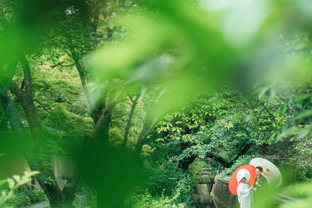 新緑の京都和装前撮り