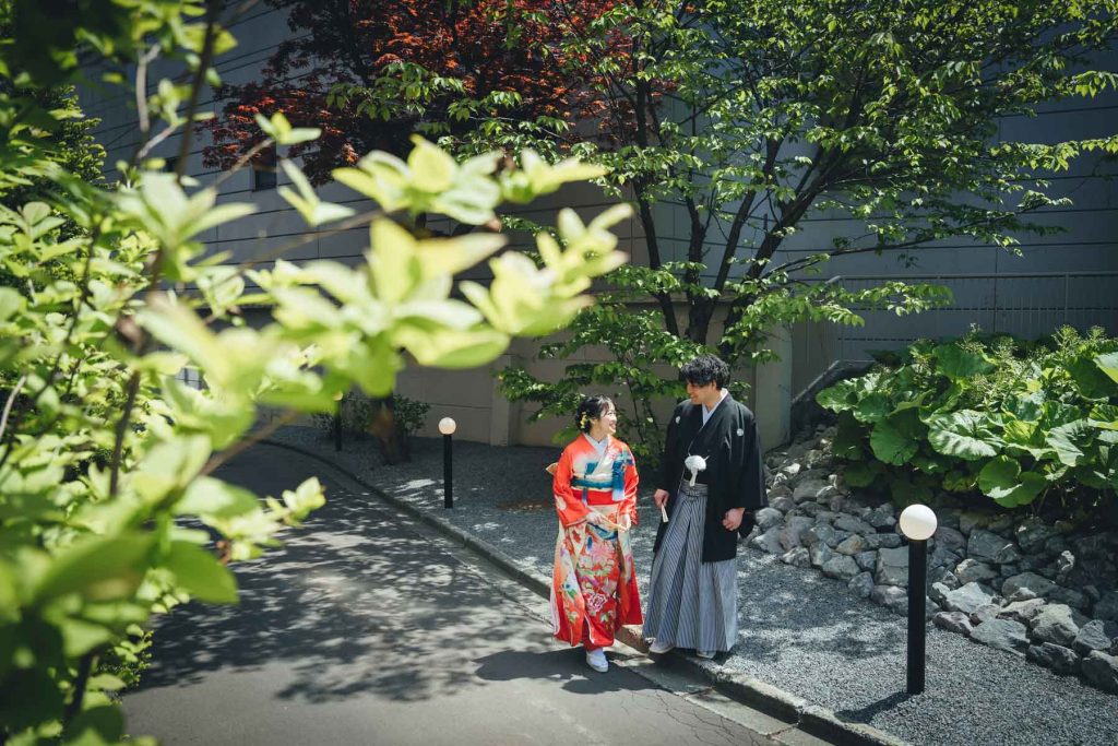 小樽での和装前撮り撮影