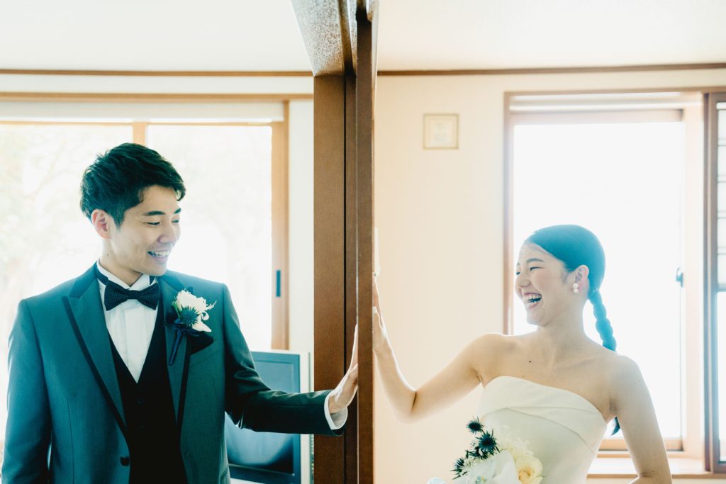 支笏湖での結婚式持ち込みカメラマンの写真撮影