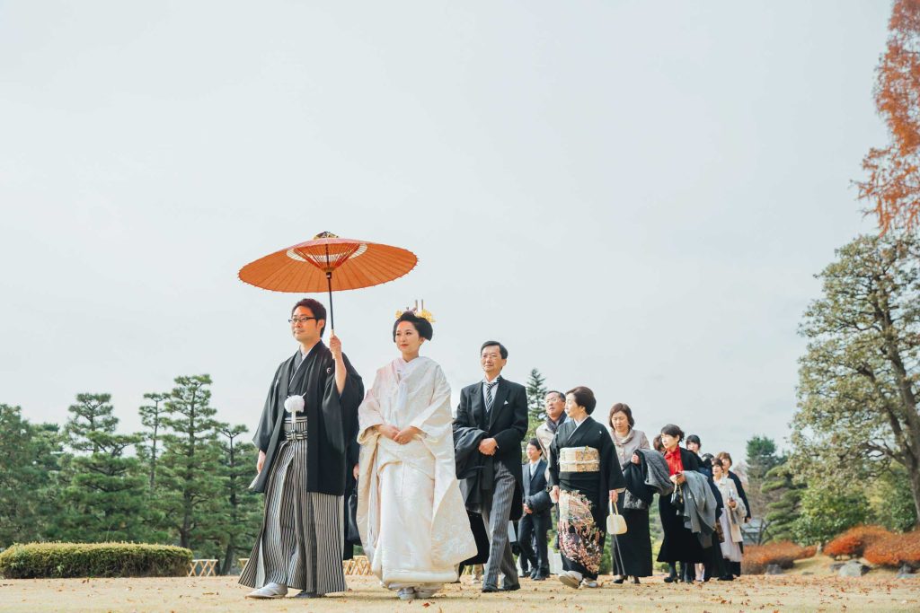 京都二条城での結婚式の持ち込みカメラマン撮影